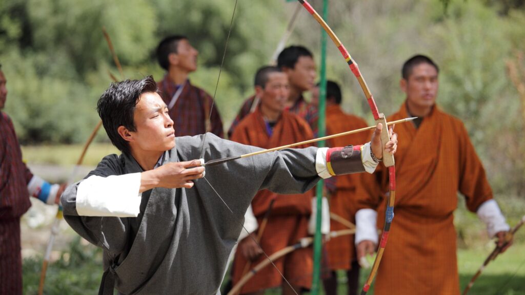 bhumthang bhutan archery